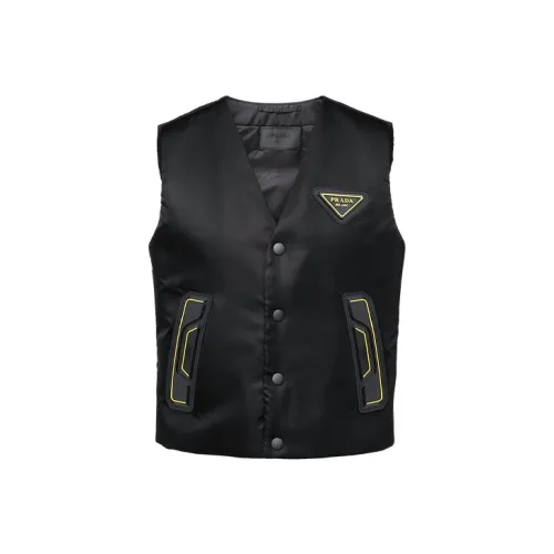 PRADA Мужские черные жилеты