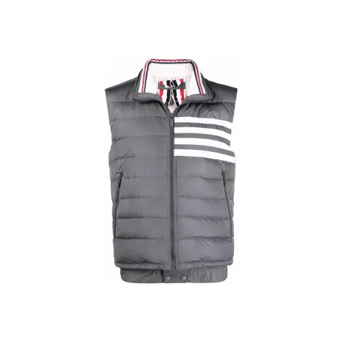 THOM BROWNE Серый Мужской Жилеты