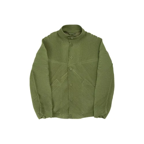 Homme Plissé Issey Miyake Зеленый Мужской Куртки