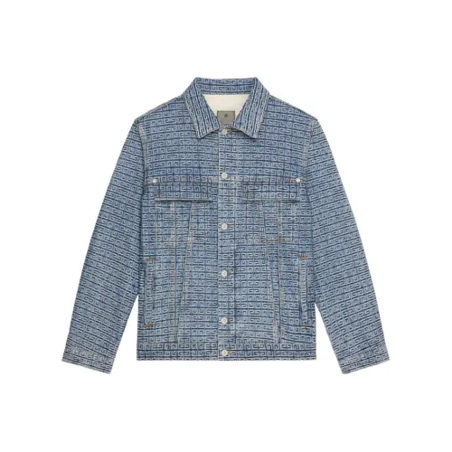 GIVENCHY SS22 Denim Jacket Men's Blue
