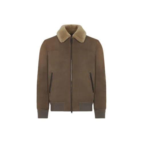 Brioni Куртки и Пальто Мужской Тауповый