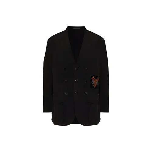 Yohji Yamamoto Черные Мужские Деловые Костюмы