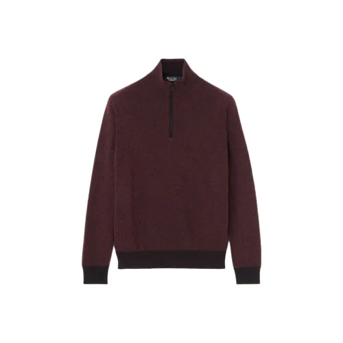 Loro Piana SS25 Кашемир Свитер Мужской Фиолетовый