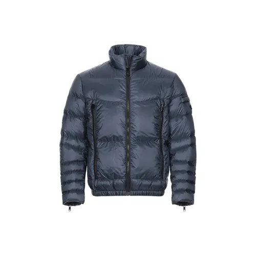 PRADA Морской Синий Мужской Пуховик