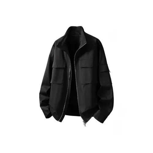 HSWLD Модный Бренд Американский Bomber Роскошная Уличная Мода Прохладный Отложной Воротник Пальто Унисекс