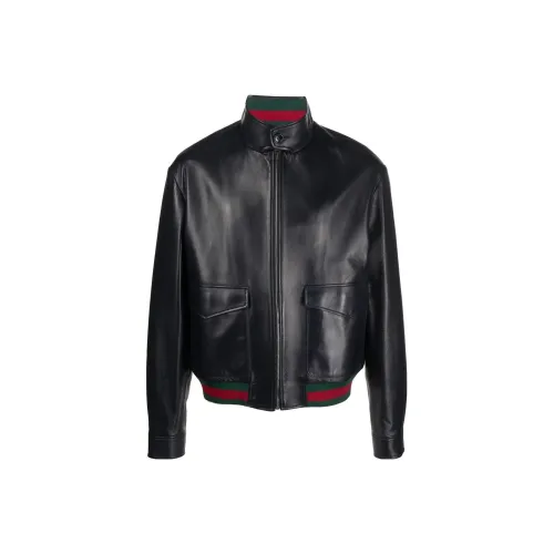 GUCCI Мужские черные куртки