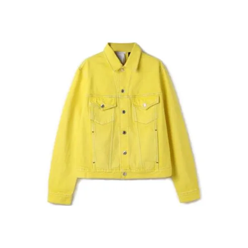 Helmut Lang Желтый Мужской Джинсовые Куртки