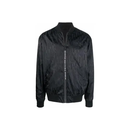 PHILIPP PLEIN Мужские черные куртки