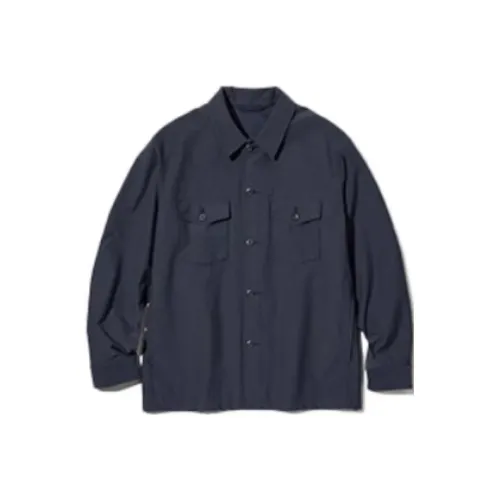 UNIQLO Темно-синяя унисекс куртка