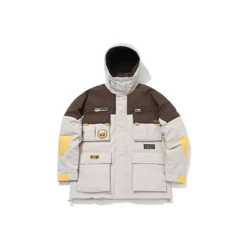 Down Jacket Winter Men's Taupe Multicolor Пуховик Зимний Мужской Тауповый Многоцветный