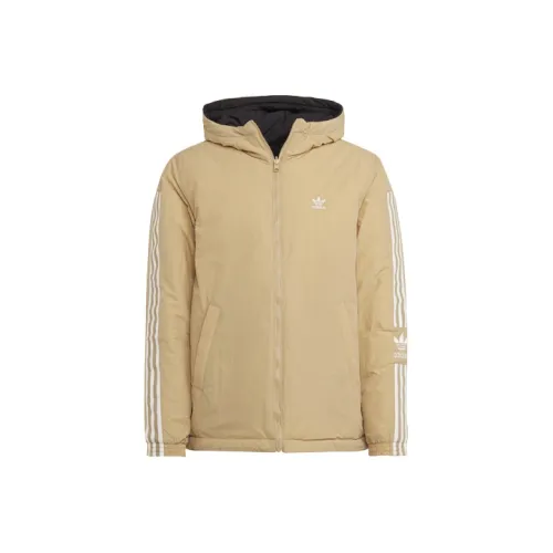 Adidas Originals Хлопковый пуховик Зимний Мужской Светлый хаки