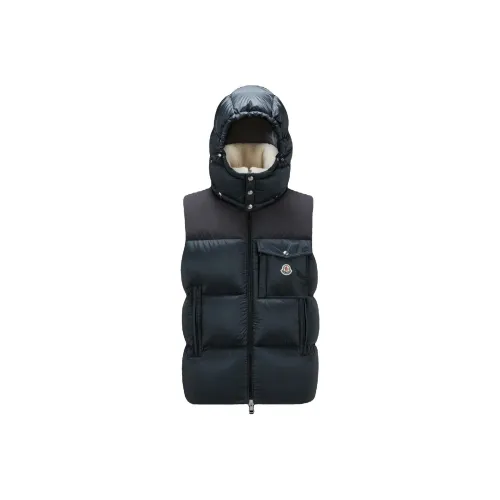 Moncler Мужские жилеты черного цвета