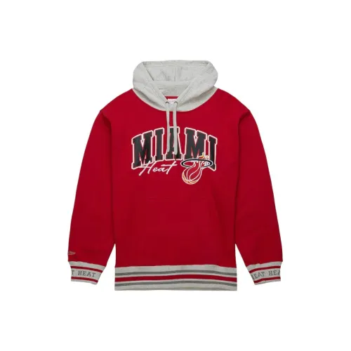 MITCHELL NESS X NBA Miami Heat Свитшот Мужской Красный