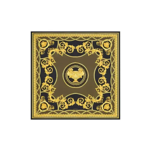 FANSIZHE Шелк Вязаные Шарфы Женские Золото