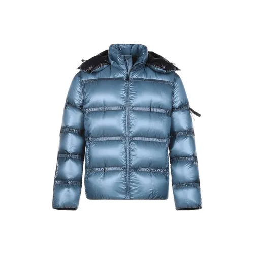 MONCLER GENIUS Пуховик Зимний Мужской Серый Синий