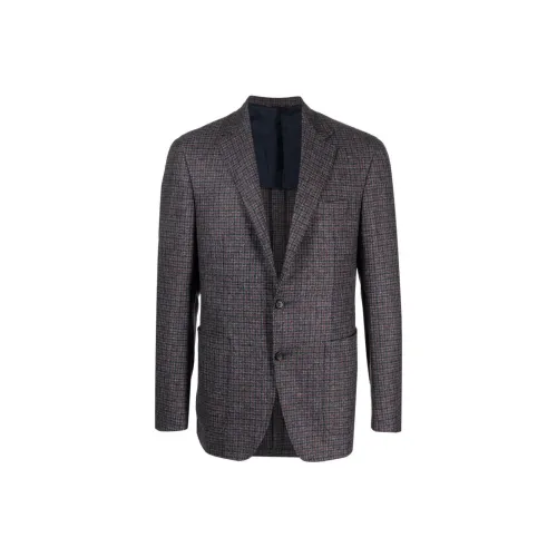 Canali Бизнес-костюм пальто мужское многоцветное