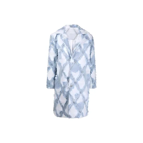 DIESEL Blue Men's Denim Jackets DIESEL Синий Мужской Джинсовые Куртки