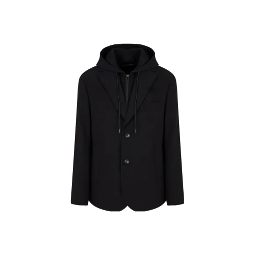 EMPORIO ARMANI Черные Мужские Деловые Костюмы