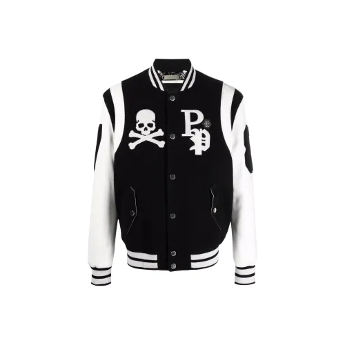 PHILIPP PLEIN Мужские черные куртки