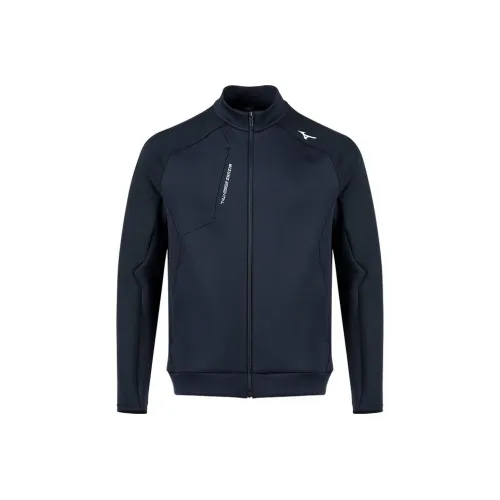 Mizuno ESSENTIAL series Полярный Ночной Синий Мужские Куртки