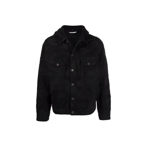 Valentino Черные Мужские Джинсовые Куртки