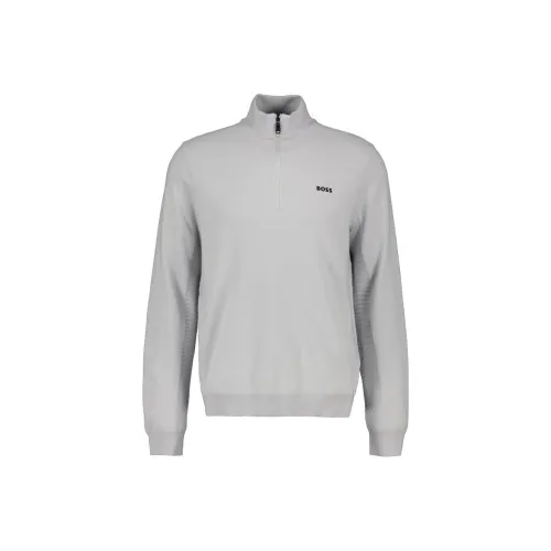 Hugo Boss Серый Мужской Трикотаж