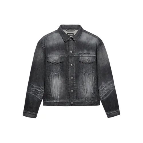 Balenciaga Denim Jacket Unisex Black Баленсиага Деним Куртка Унисекс Черный