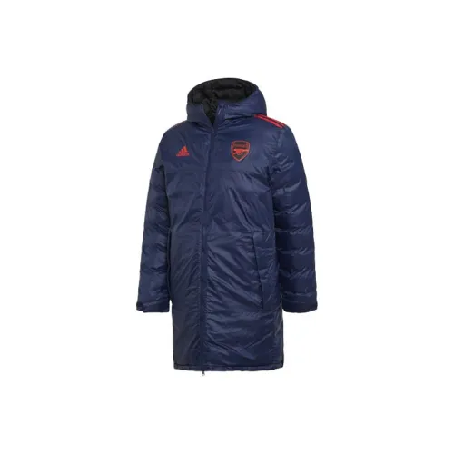 Adidas Arsenal Темно-синий Мужской Пуховик