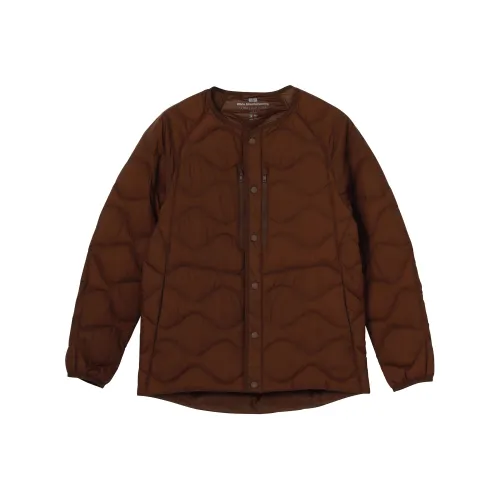 UNIQLO Пуховик Зимний Унисекс Коричневый