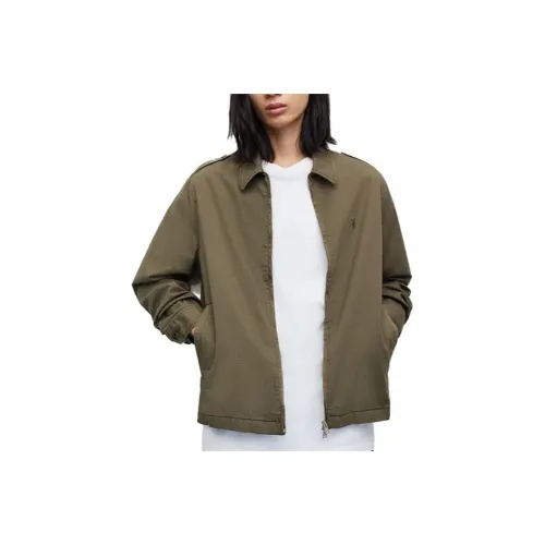 ALLSAINTS Земляной зеленый Мужские куртки