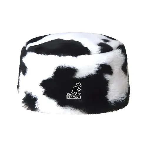 KANGOL Искусственный мех Шапки и Кепки Унисекс Черный Белый Пятно