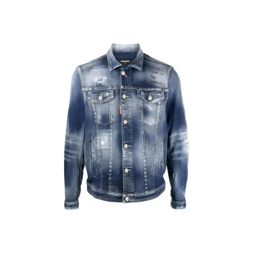 DSQUARED 2 Blue Men's Jackets DSQUARED 2 Синий Мужские Куртки
