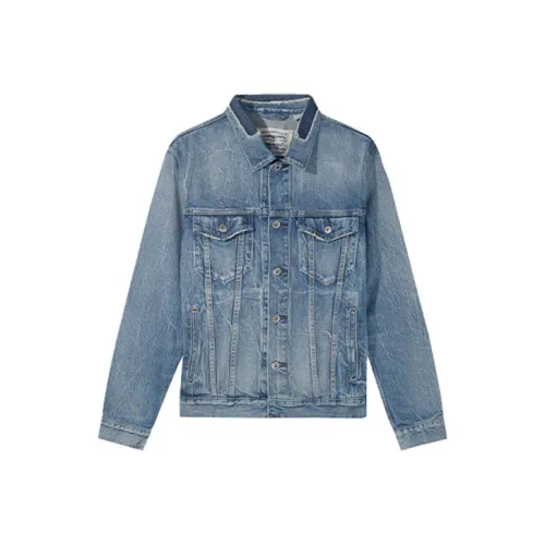 Levis Blue Men's Denim Jackets Левис Синий Мужские Джинсовые Куртки