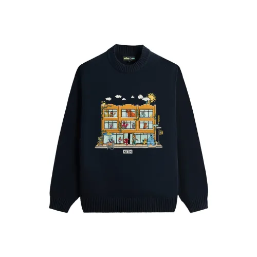 KITH X SESAME STREET FW24 Трикотаж Мужской Ночной