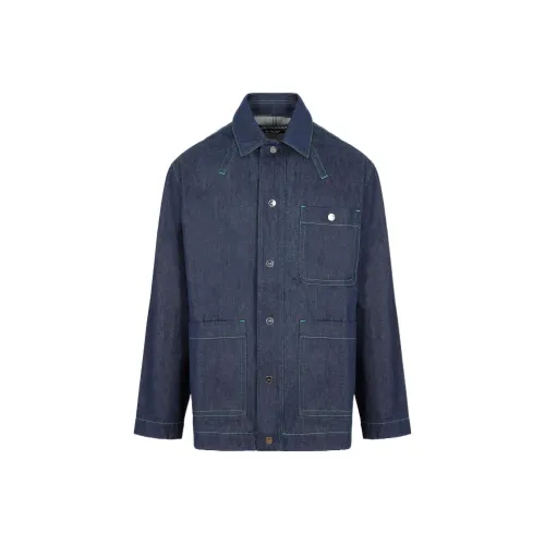 Jacquemus Синий Мужской Джинсовые Куртки