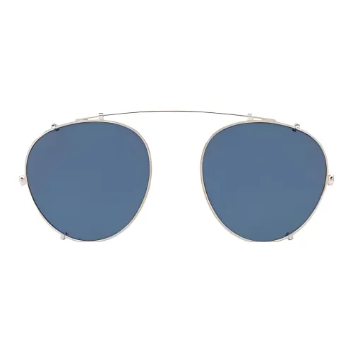 Oliver Peoples Металл Aviator Солнцезащитные очки Мужские Серебряные