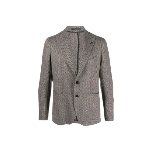 Tagliatore Бизнес-костюм Пальто Мужской Коричневый