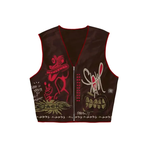 Travis Scott Мужские черные жилеты