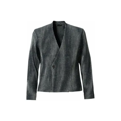 Homme Plissé Issey Miyake Черный Мужской Деловой Костюм