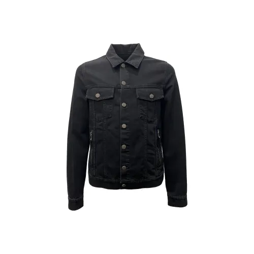 BALMAIN Черные Мужские Джинсовые Куртки