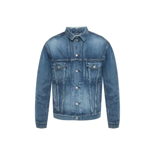 Balenciaga Denim Jacket Regular Fit Men's Blue Баленсиага Деним Куртка Стандартный крой Мужская Синяя