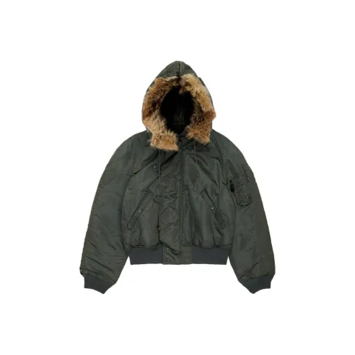 Совместный бренд с Alpha Industries Армейский зеленый Мужская куртка