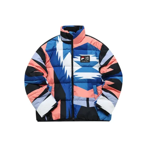 FILA FUSION X Marcelo Burlon Пуховик Унисекс Ромб Синий