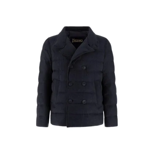 HERNO Куртки Пальто Мужской Морской Синий