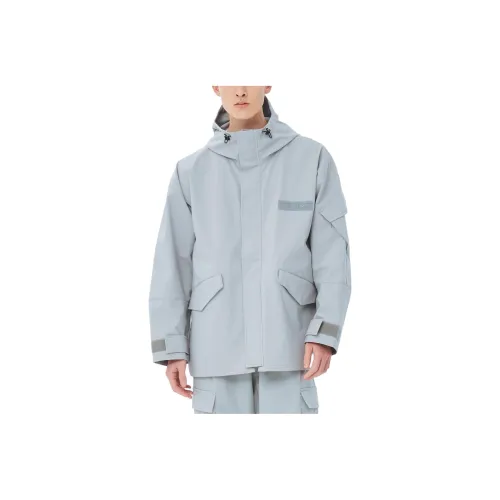 New Balance Куртка Мужская Светло-Серого Цвета