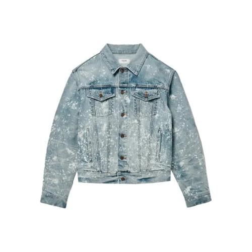 CELINE Синий Мужской Джинсовые Куртки