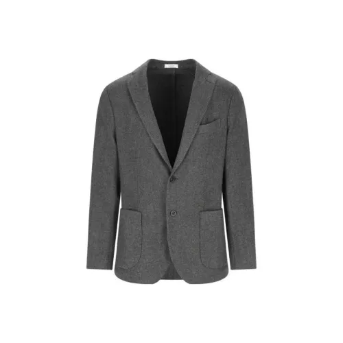 Больгиоли FW23 Бизнес-костюм Пальто Мужской Серый