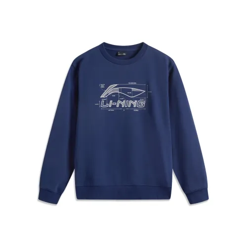 LINING Sports Life Collection Толстовка Унисекс Темный Bowl Синий