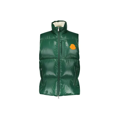 MONCLER GENIUS Зеленый Мужской Жилеты