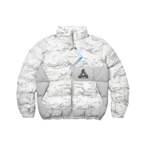 Дворцовый белый унисекс пуховики